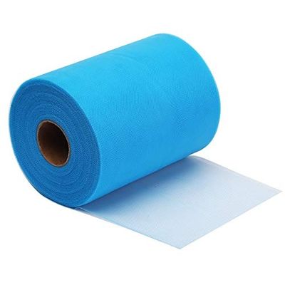 품질  Organic Plain Mesh Fabric Wholesale Tulle Fabric Soft 100% Polyester Tulle Roll 공장